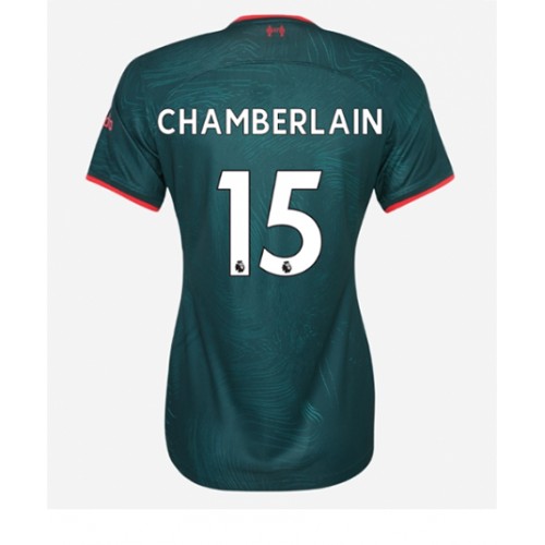 Liverpool Chamberlain #15 Tredjedrakt Kvinner 2022-23 Kortermet Liverpool Chamberlain #15 Tredjedrakt Kvinner 2022-23 Kortermet